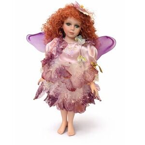 Cathay Collection Hayden Limited Edition Porcelain Fairy Doll Red Hair 16 inch